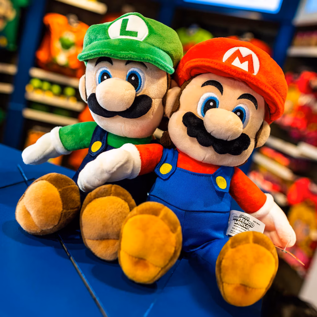 ush super nintendo world super mario luigi plush b